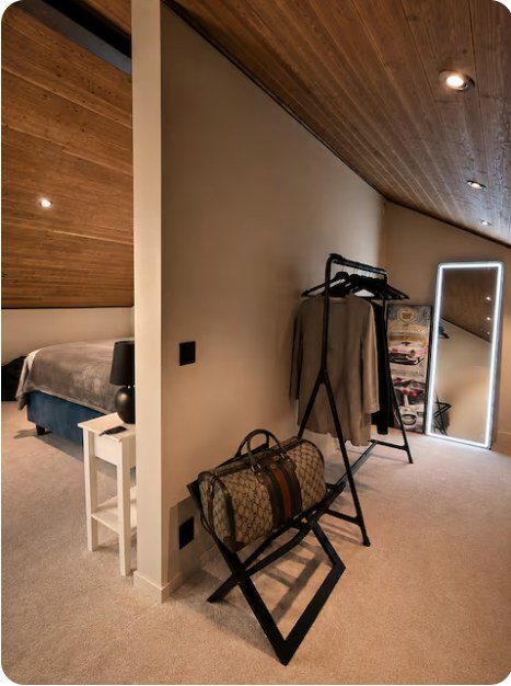 Bedroom 1 wardrobe and dressing area