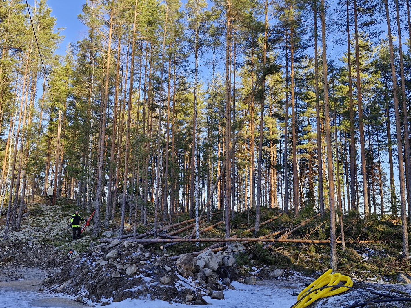 January 2025 – preparations for the extension.