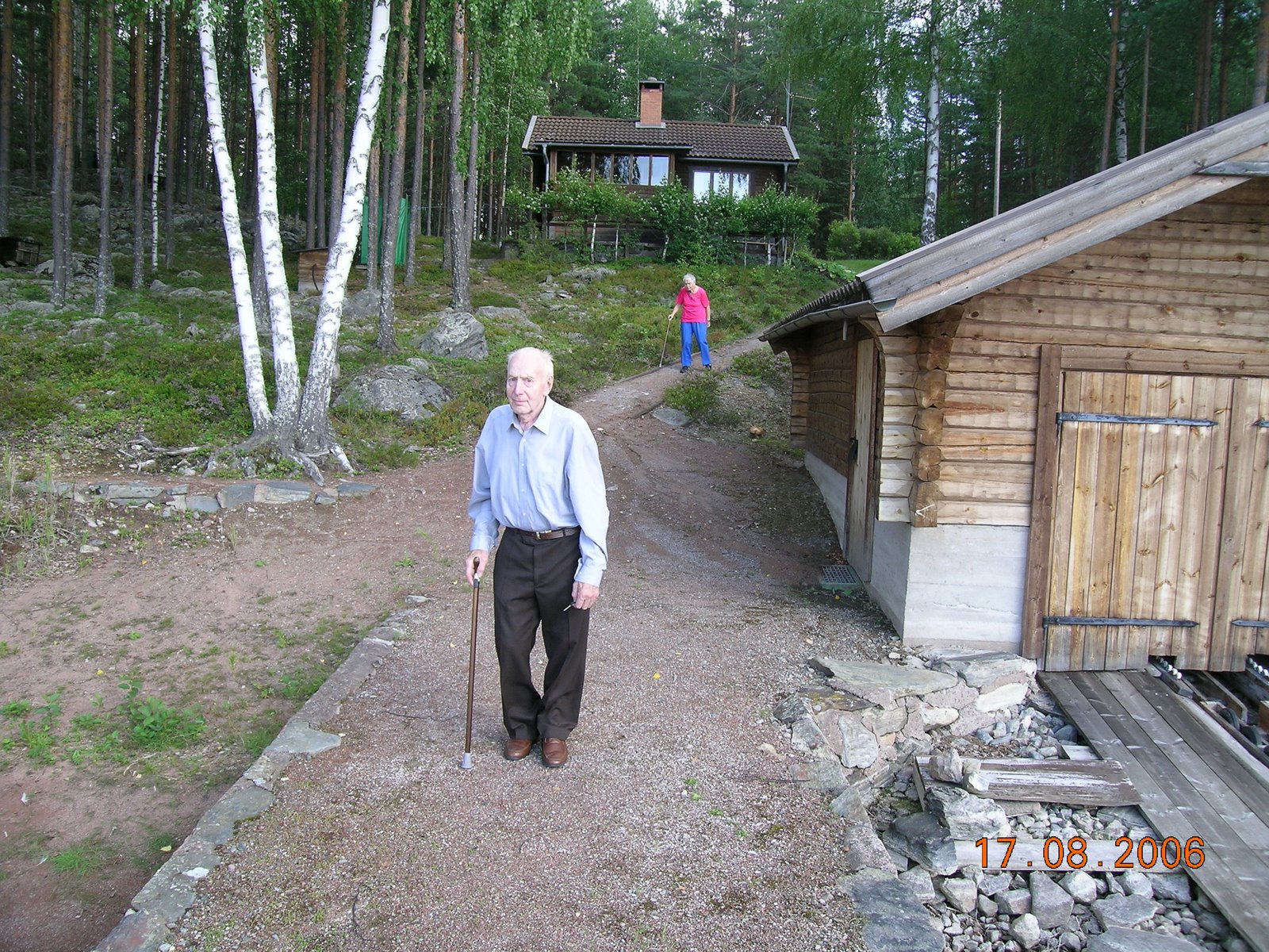Olle’s last visit, August 2006.